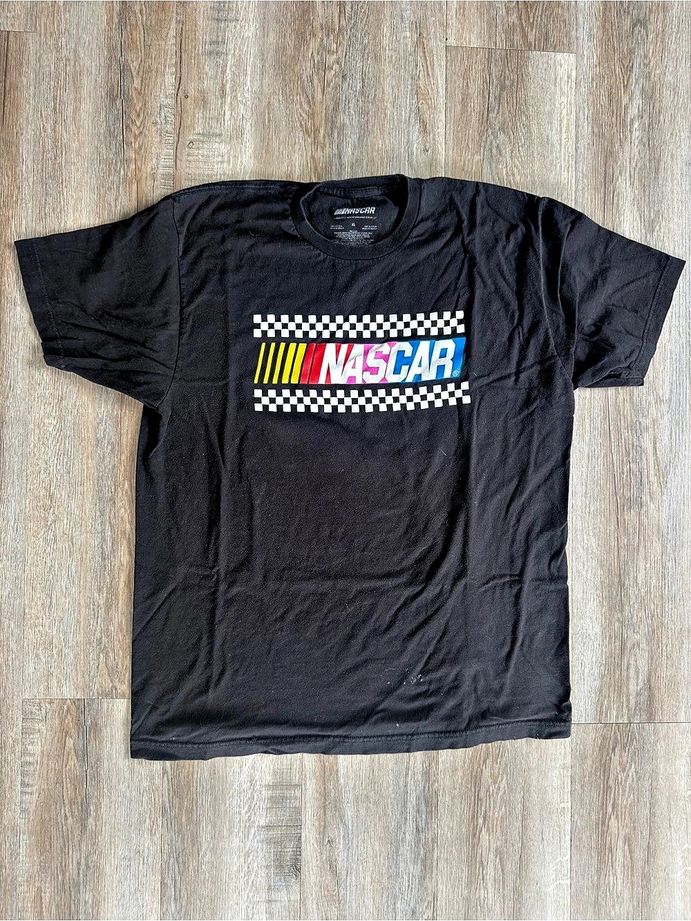 NASCAR Lifestyle T-Shirt Graphic Tee in Black
